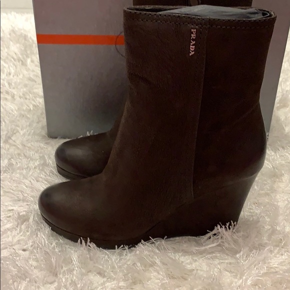 Prada Wedge Boots - Picture 2 of 3